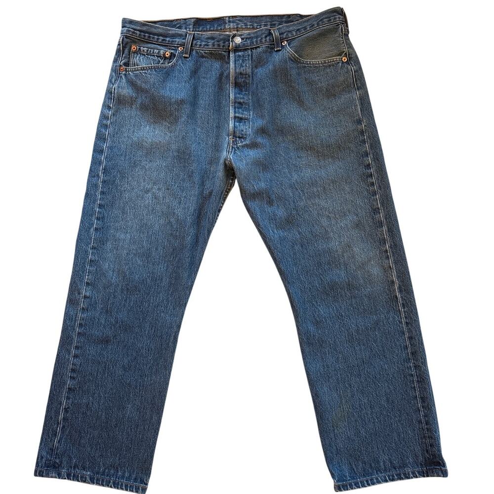 Vtg Levis 501xx Jeans Mens 42x30 (39x27.5) Blue Original Fit Button Fly 90s USA